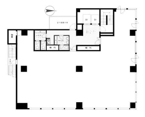 東海池袋ビル2F 間取り図