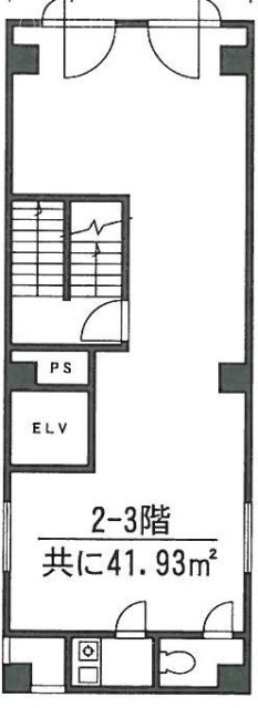 三田広瀬ビル2F～3F 間取り図