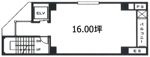 ニューギンザ11号館ビル2F 間取り図