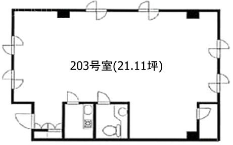 S.COURT(エスコート)203 間取り図