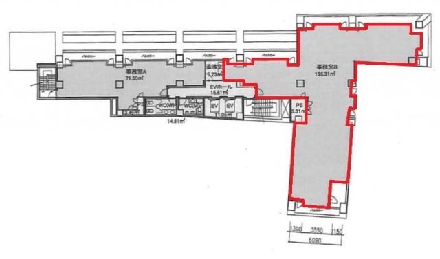 ネオテック水天宮ビルB 間取り図