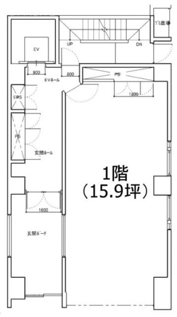 神保町フロント1F 間取り図