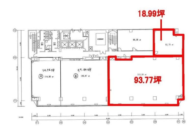 南品川JNビル2F 間取り図