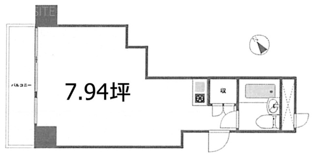 日興パレス千駄ヶ谷3F 間取り図