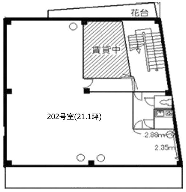 鈴木ビル202 間取り図