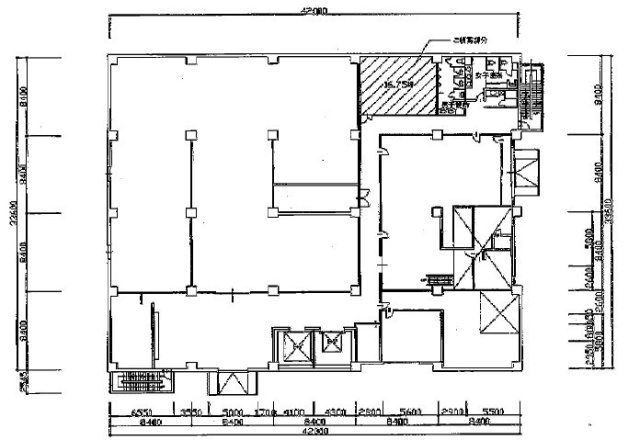 鈴江第3ビル6F 間取り図