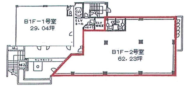 佳秀ビルB1F 間取り図