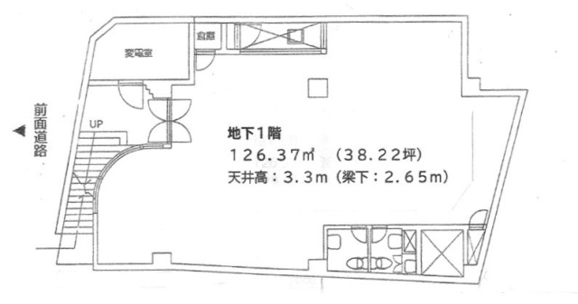 WELL原宿B1F 間取り図