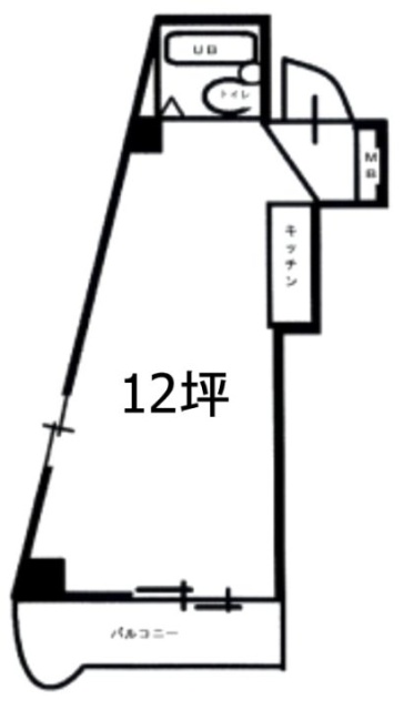 葛西ビル6F 間取り図
