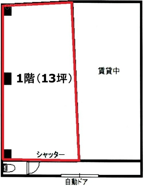 武本ビル1F 間取り図