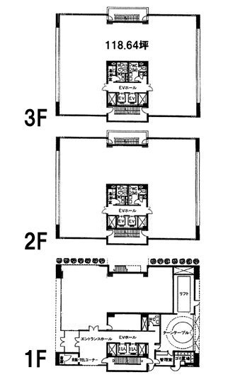 上野駅前第一生命ビル1-3 間取り図