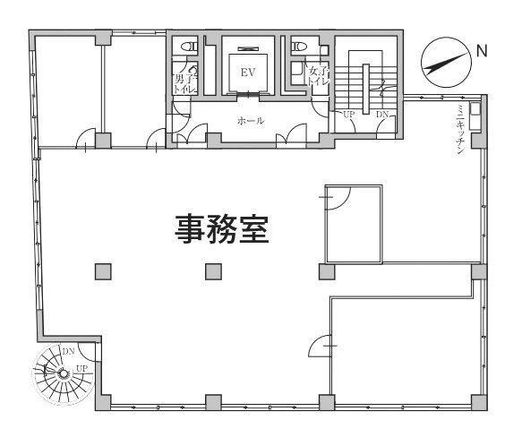 五反田第1noteビル3F 間取り図
