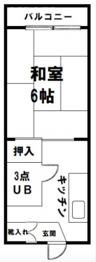 上野永谷タウンプラザ911 間取り図