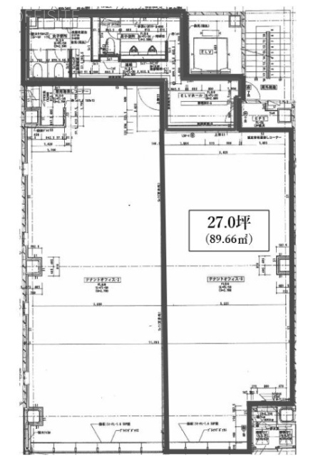 近鉄新宿御苑ビル2F 間取り図