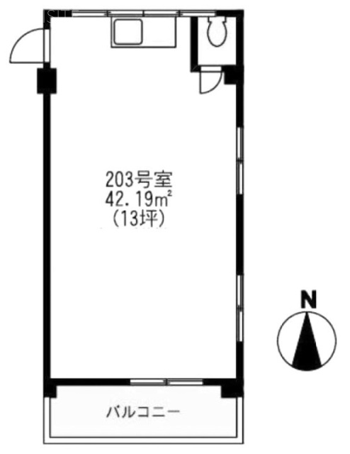 澤田ビル203 間取り図