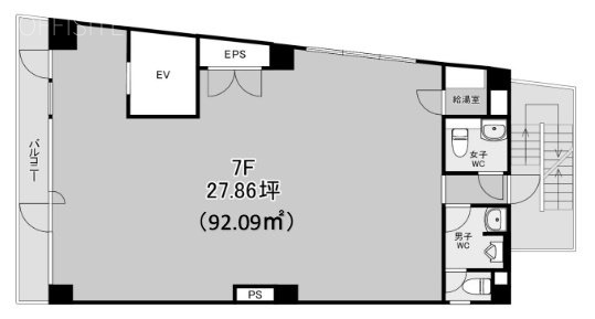 マツラビル7F 間取り図