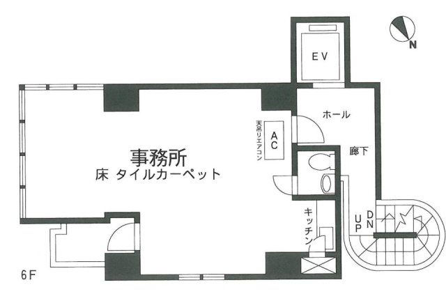 NK五反田ビル6F 間取り図