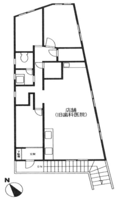 荒川7丁目事務所ビル2F 間取り図