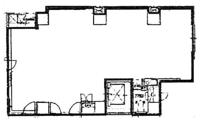 市ヶ谷KTビルⅡ7F 間取り図