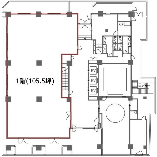 ランディック新橋ビルA 間取り図