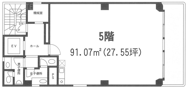 オービットビル5F 間取り図