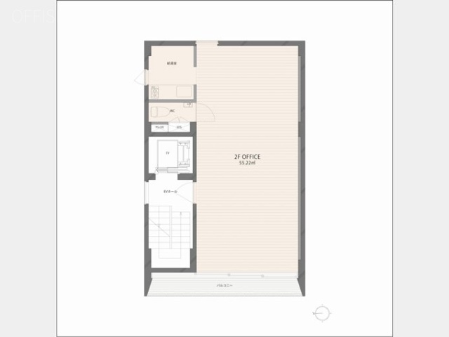 グラスビル2F 間取り図