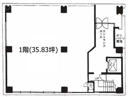 早川ビル1F 間取り図