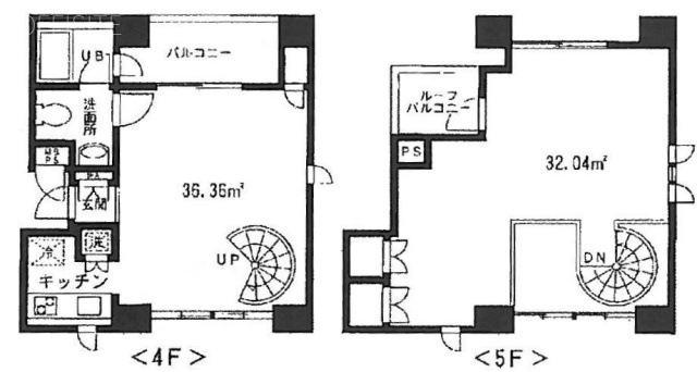 赤坂ONビルディング402 間取り図