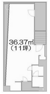 銀座山田ビルB1F 間取り図