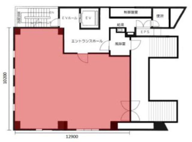 西五反田プレイス1F 間取り図