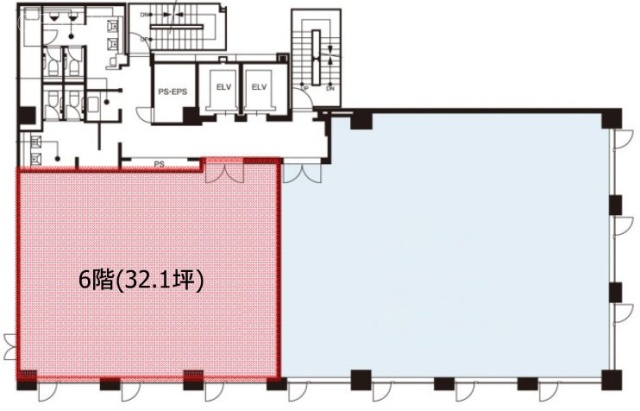 平河町コート6F 間取り図