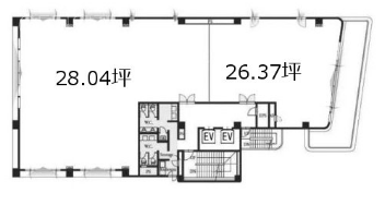 一番町SQUAREB 間取り図