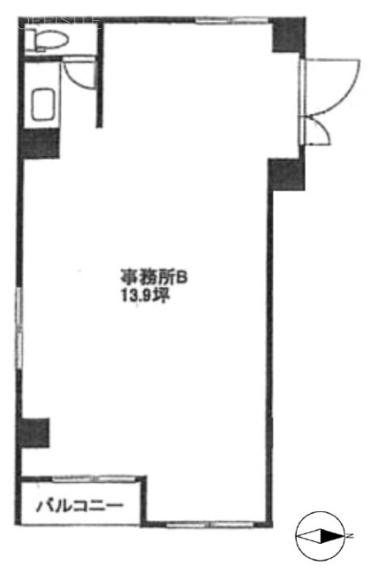 はしもとビルB 間取り図