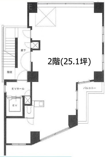 チャオビル2F 間取り図