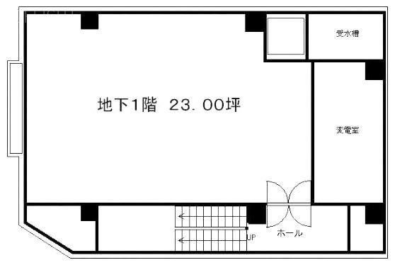 第3野萩ビルB1F 間取り図