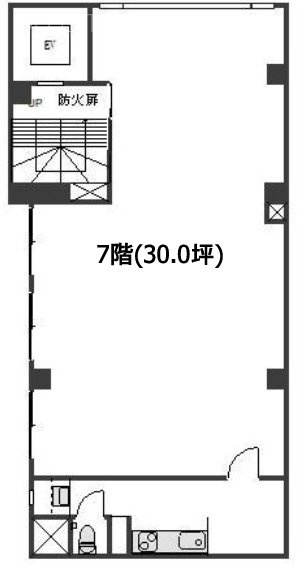 カテイビル7F 間取り図