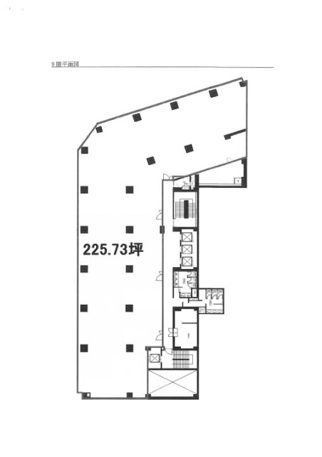 Daiwa銀座ビル9F 間取り図