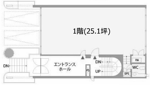 ES原宿ビル1F 間取り図
