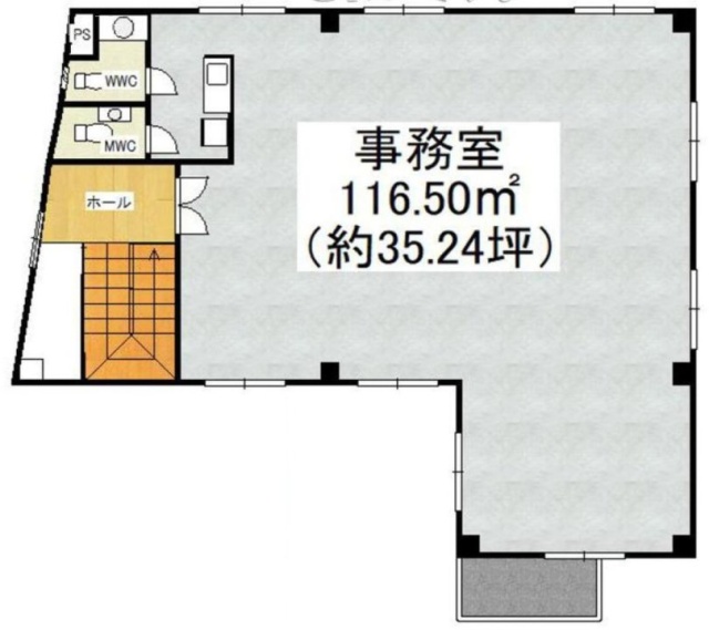 ハナザワ新千葉ビル2F 間取り図
