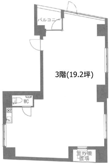 柳下ビル3F 間取り図