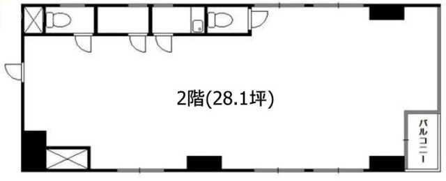 シティコープ築地永寿2F 間取り図