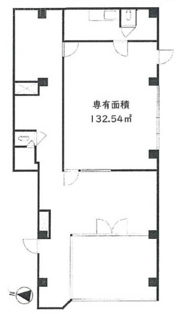 橋本マンション1F 間取り図