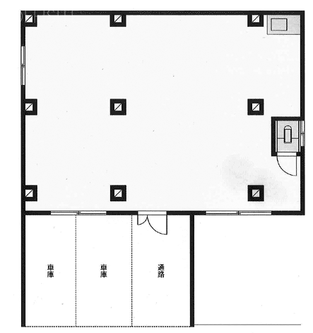 片岡ビル1F 間取り図