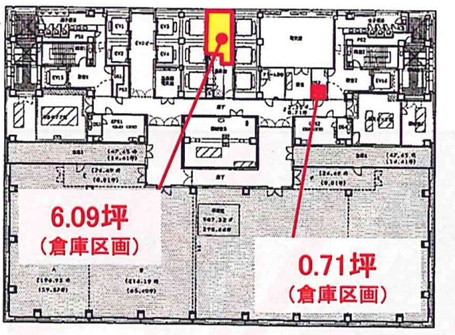 明治安田生命さいたま新都心ビル17F 間取り図