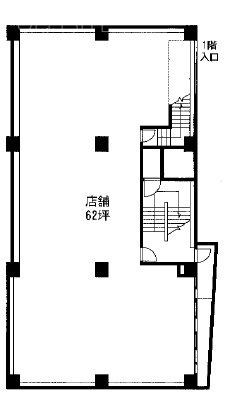 KIビルディングB1F 間取り図