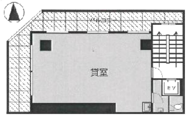 山銀ビル7F 間取り図