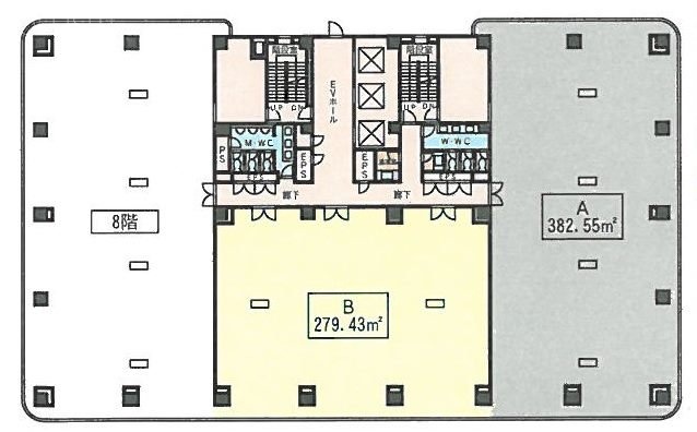 日教販ビルB 間取り図