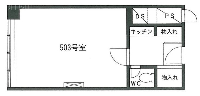 たつむら青山マンション503 間取り図