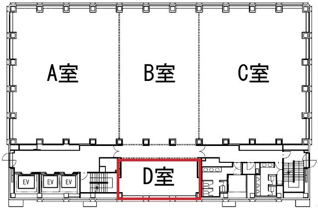 イタリア文化会館ビルD 間取り図