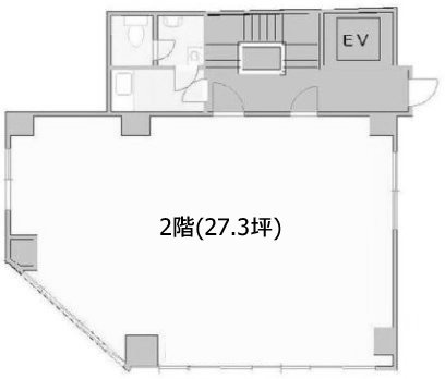 第二川端ビル2F 間取り図